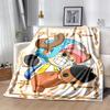 1pc Adventure High Seas Soft Throw Blanket Flannel All Season Light Weight Living Room/Bedroom Warm Blanket. M7270142