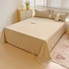 Soft Home Bed Linen Sheets Bed Flat Sheet for Double Bed Plain Solid Color Top Sheets Single/Queen/King Flat Bedsheets