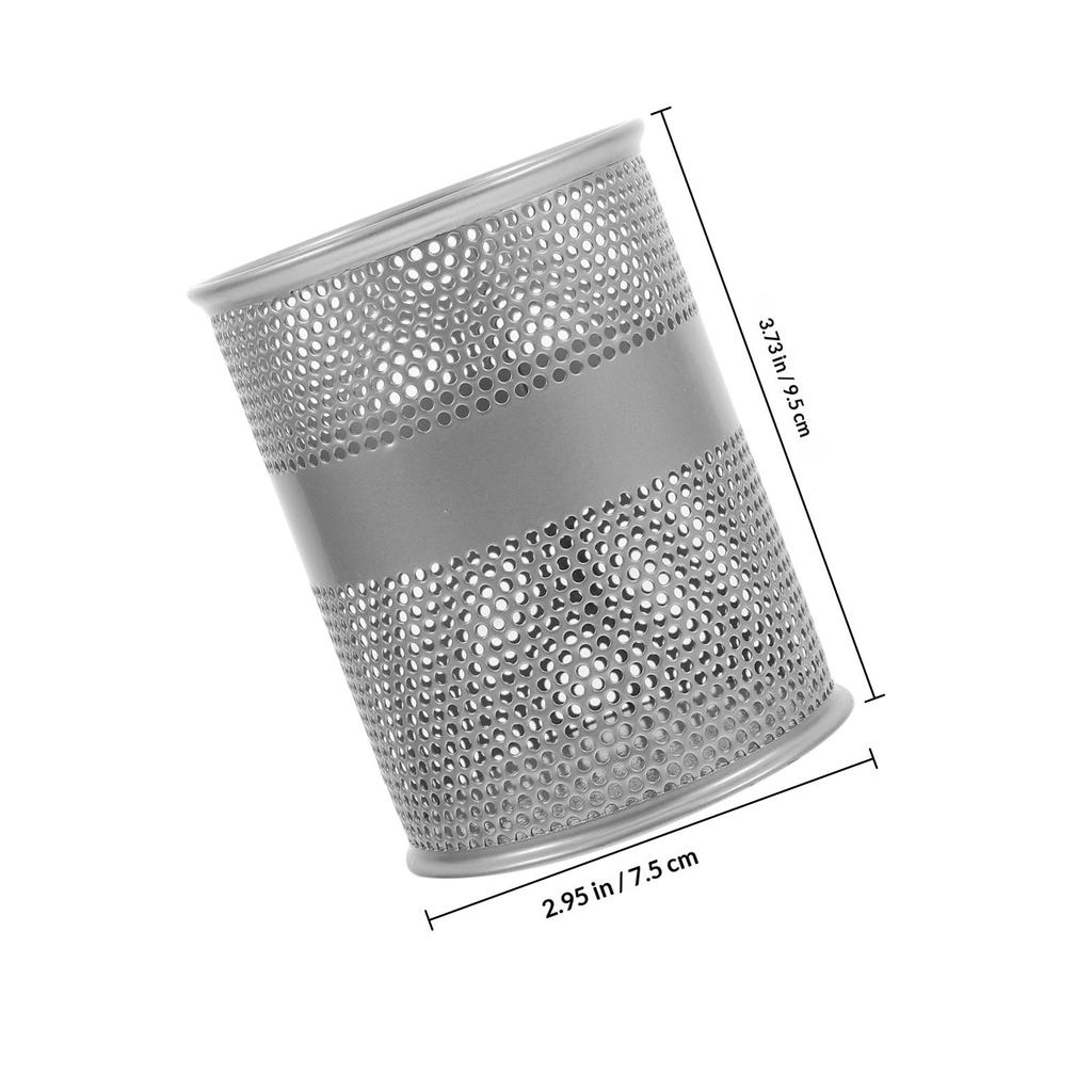 Sturdy Metal Mesh Pen Holder for Desk Desktop Pencil Organizer Cup Teacher Student Stationery Container Office Study Room