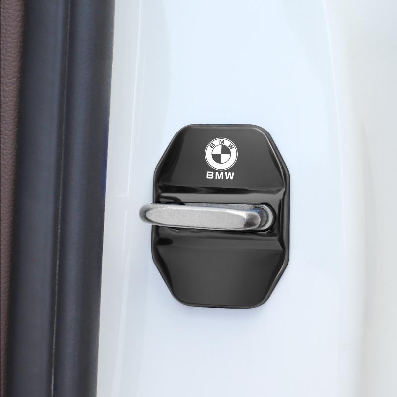 vbjly8 4PCS Car Door Lock Cover For BMW E46 E60 E90 E39 E87 E36 E92 E70 E91 X3 X5 X1 X2 X4 X6 X7 E28 E30 E34 E53 E61 E62 E93 Alpina CY7