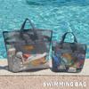 Transparent Swimming Storage Pouch Large Capacity Travel Wash Bag  Water-Sprinkling Festival