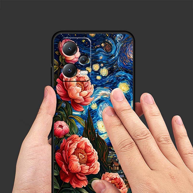 Creative landscape patterns Phone Case For Xiaomi Redmi Note 15 14 13 12 12S 11E 11 11S Pro Plus 4G 5G Black Soft TPU