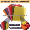 20x25cm Beeswax Sheets for DIY Hand-Rolled Candles, Natural Home Decoration, Party Supplies, 8 Colors, 3 Sheets Each