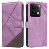 For Xiaomi Poco X6 5G/Redmi Note 13 Pro 5G Case Protective Geometric Line Leather Phone Cover