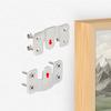10pcs Heavy Duty Stainless Steel Wall Hook For Home Office Strong Load Capacity Mounting Bracket Hanging Buckles