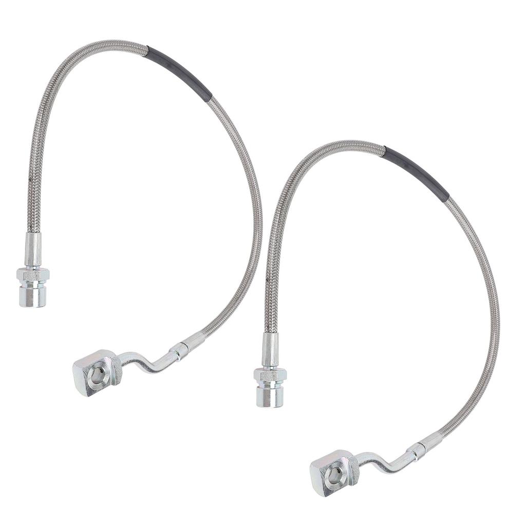 2PCS Front Brake Lines 89370 Improved Driving Performance Metal Strong Structure for 1500 2500 3500 HD Vehicle Models