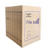 50-Pack A4 Kraft Paper Archive Boxes - Thick, Acid-Free, Large Capacity