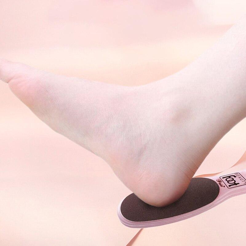 Doppelseitiges Fußschleif- und Reibbrett zum Entfernen abgestorbener Haut, Schwielen, Keratinbürste, Fersenkratzer, Politur, Fußschleifbrett, Feile