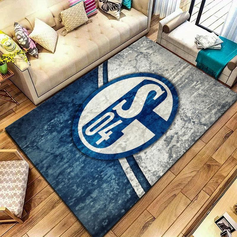 FC Schalke 04 Carpet Rug for Living Room Bedroom Home Sofa Decoration,Kids play Non-slip Floor Mat