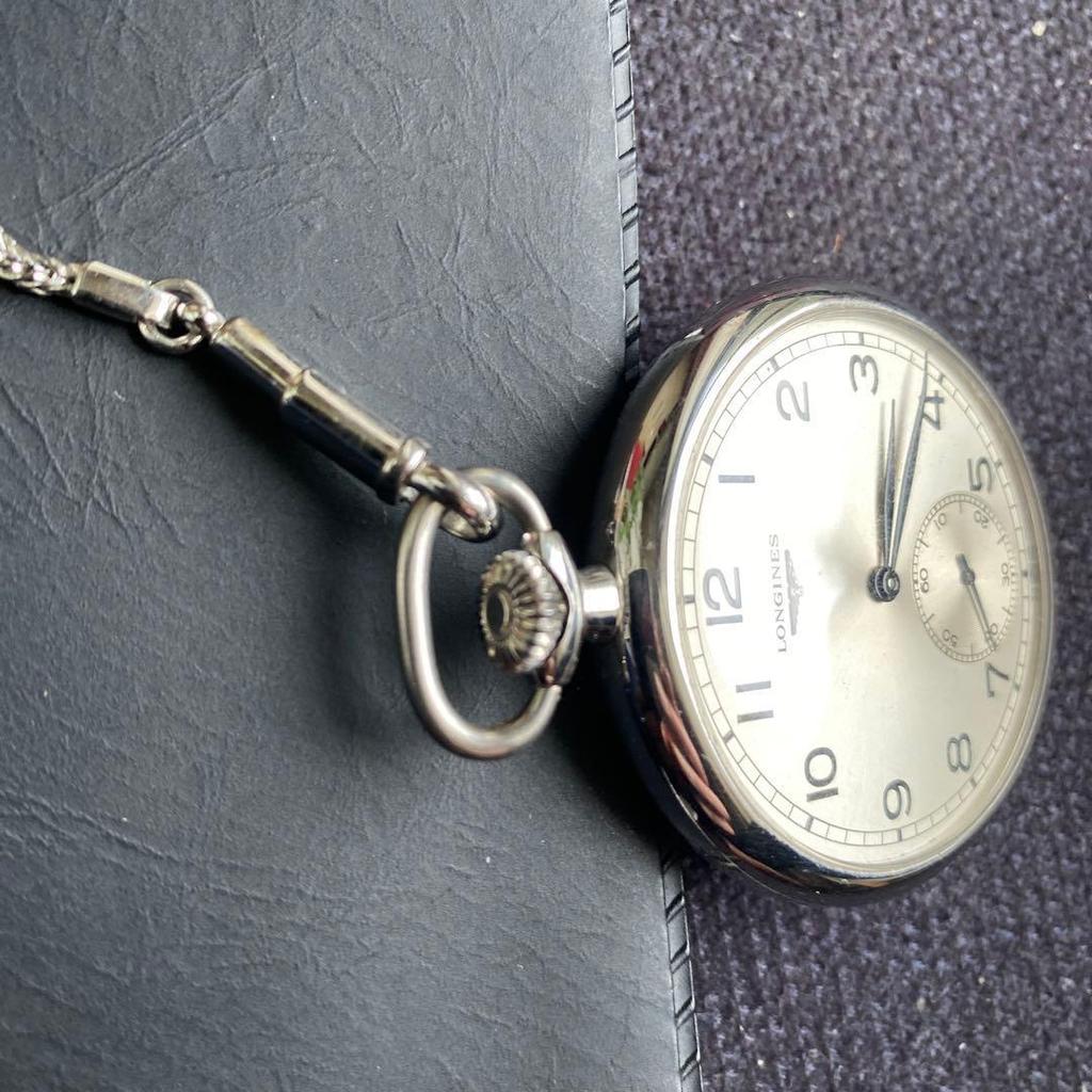 Gebrauchte [Rabatt] LONGINES Taschenuhr Silber