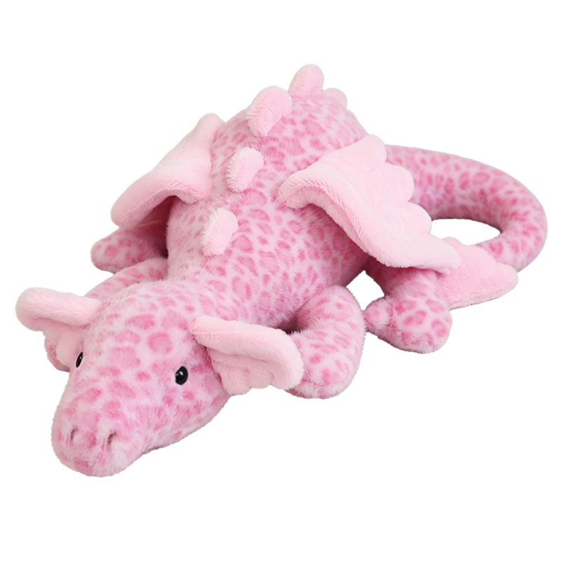 Large Strawberry Crimson Heart Sky Dragon Plush - Birthday Gift for Girls