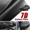 Car Door Plate Sill Scuff Cover 5D Anti Scratch Sticker Carbon Fiber Accessories
