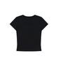 Kasiko Flower Heart Baby Tee Black