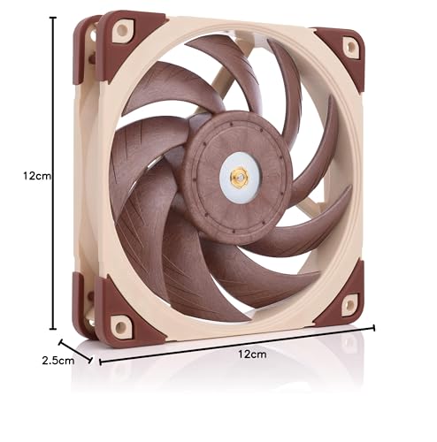 Noctua NF-A12x25 LS-PWM Premium Leiser Lüfter, 4-Pin Anschluss (120mm, Braun)