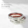Matching Rings with Real Red SV925 of 2 for Men and Size Size [e-Jewelry Shop] Thread, (Silver) (Set Women) [Men's 17] [Women's 9]