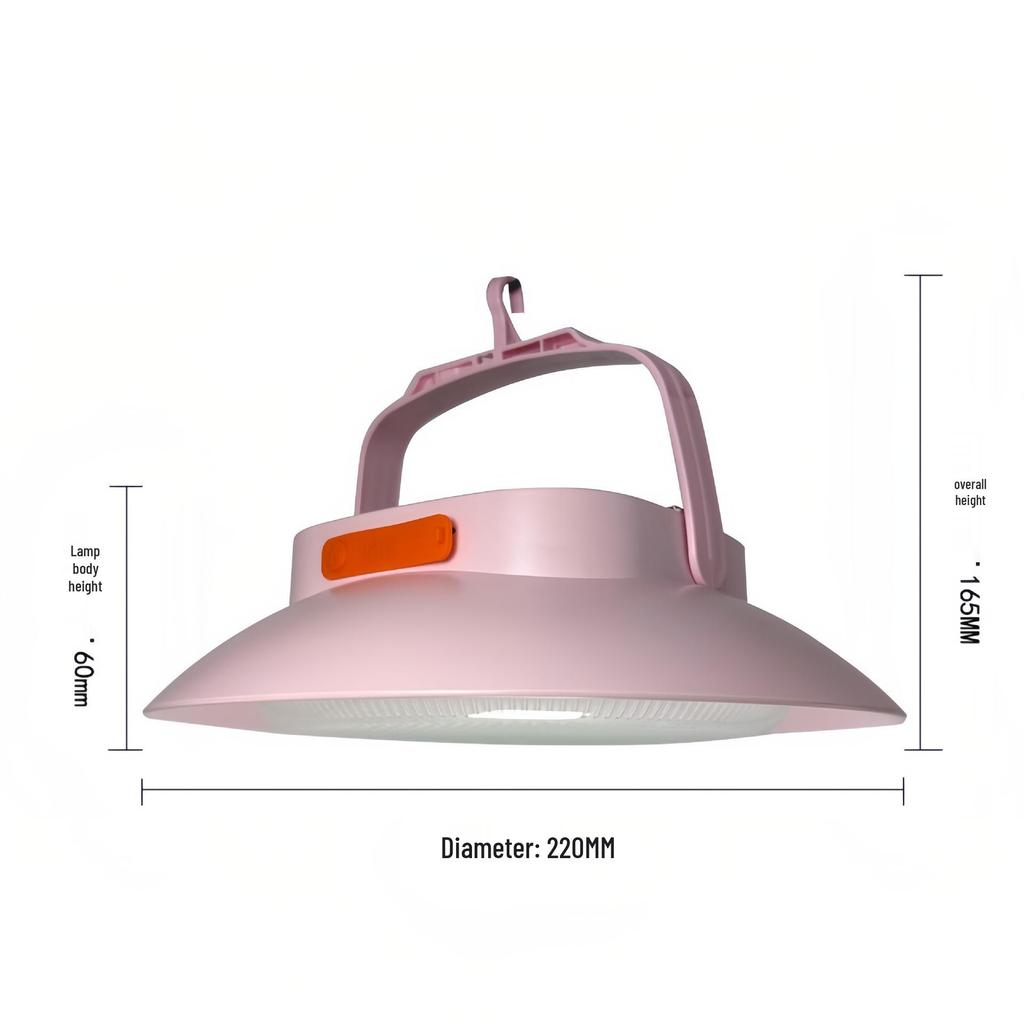 Rechargeable LED Solar Camping Lantern - Super Bright, Rainproof & Long Battery Life for Outdoor Tent and Stall Lighting