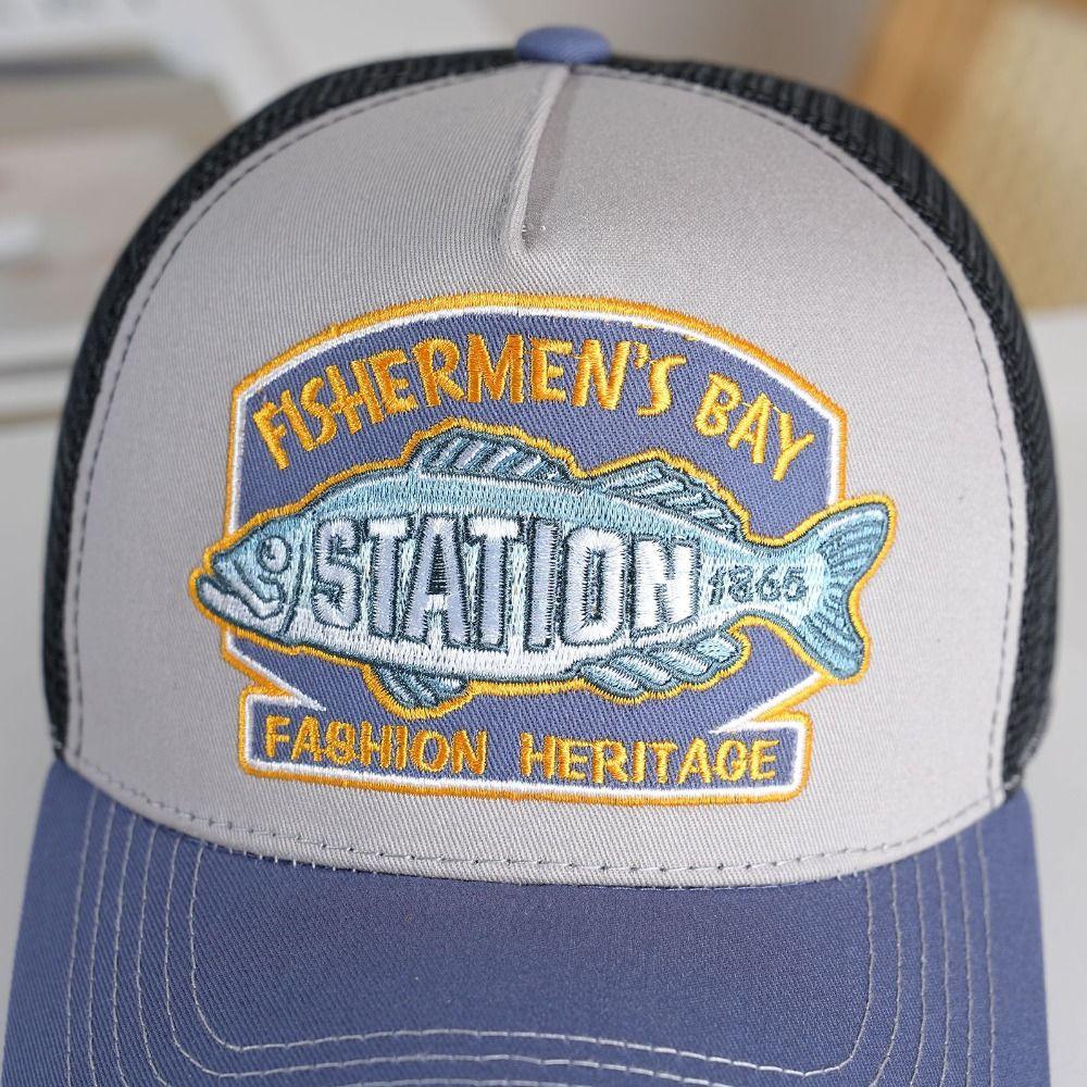Breathable Fishing Cap Baseball Cap Sports Snapback Hat Summer Trucker Hat Camping Hiking