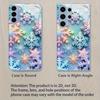 Attractive Colorful Snowflakes Exquisite PhoneCase for Samsung Galaxy S26 S25 S24 S23 S22 S21 FE Ultra Plus women Built-in glass