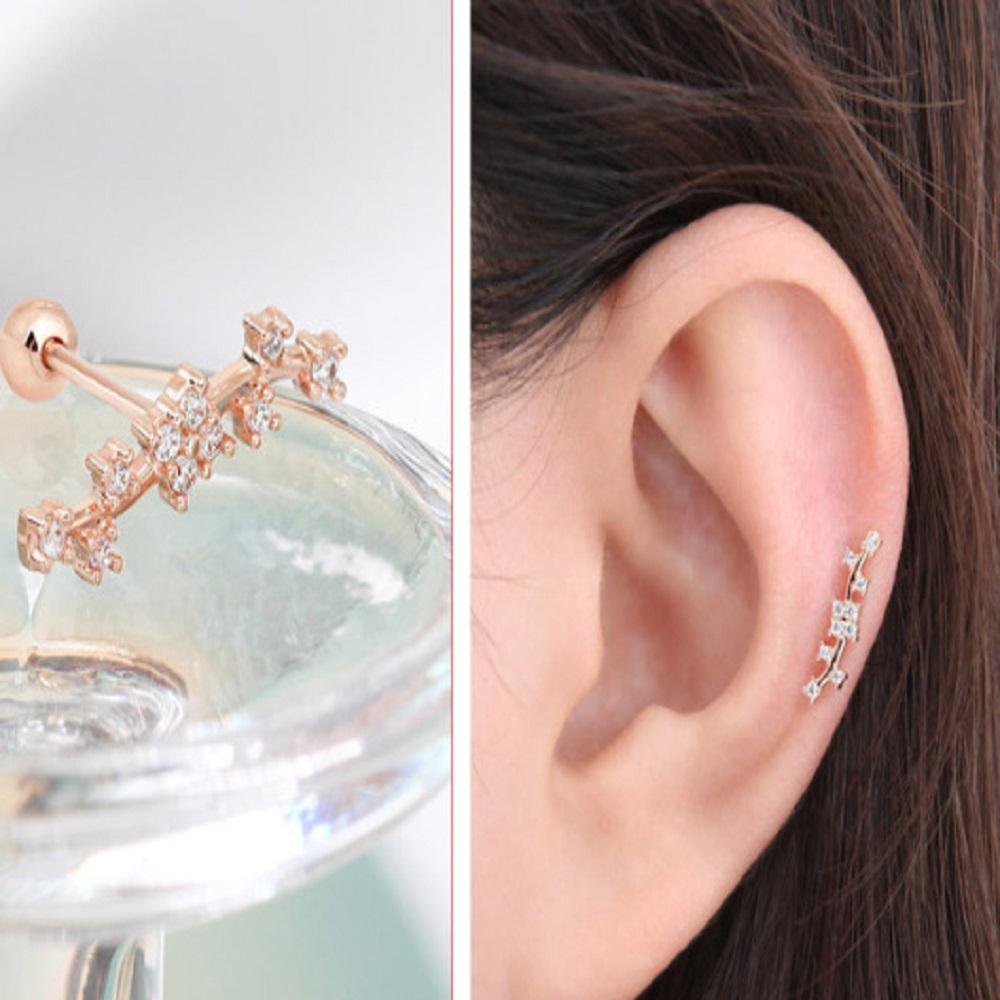 Rose Gold Piercing 14K Single Side Only