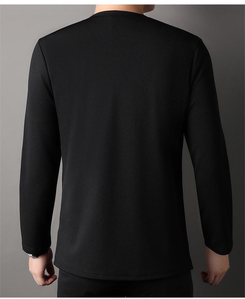KAIDINGSEN Men's Autumn Knitted Cardigan - Solid Color, Lightweight Korean Style Outerwear