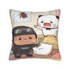 Bear And Panda Bubu Dudu Pillow Cover Kawaii Pillow Case For Sofa Bedroom Home Decor Cushion Cover Polyester Pillowcases Gift