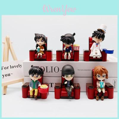 Detective Conan Rachel Moore Anita Hailey Kuroba Kaito Movie Theater Set For Desktop Display