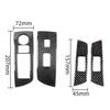 4Pcs Carbon Fiber Interior Window Control Cover Trim For Mazda CX-9 Type B