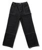 Gakkai Unions Wide Stitch Carpenter Denim Pants Black