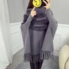 2019 Women Pullover Autumn Winter Warm Turtleneck Sweater Long Sleeve Casual Loose Knitted Tops