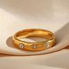 Metal Rings Fashion Dating Jewelry Stainless Steel Texture Comfortable Rings for Adding a Touch of Color to Any Look
