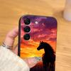 Funda Handyhülle Case für Samsung Galaxy S26 S23 S24 Plus S21 FE S25 Ultra Note 20 Ultra 8 9 10 S20 S10 S9 Cooles Pferd