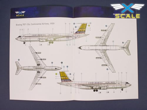 X-Scale Models 1/144 B707-124 Plastic Model XSM144008 (Airplane)