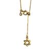 Israel Hexagram Je Magen David Pendant Necklace for Women Men Stainless Steel Star of David Adjustable Chain Jewelry Gift