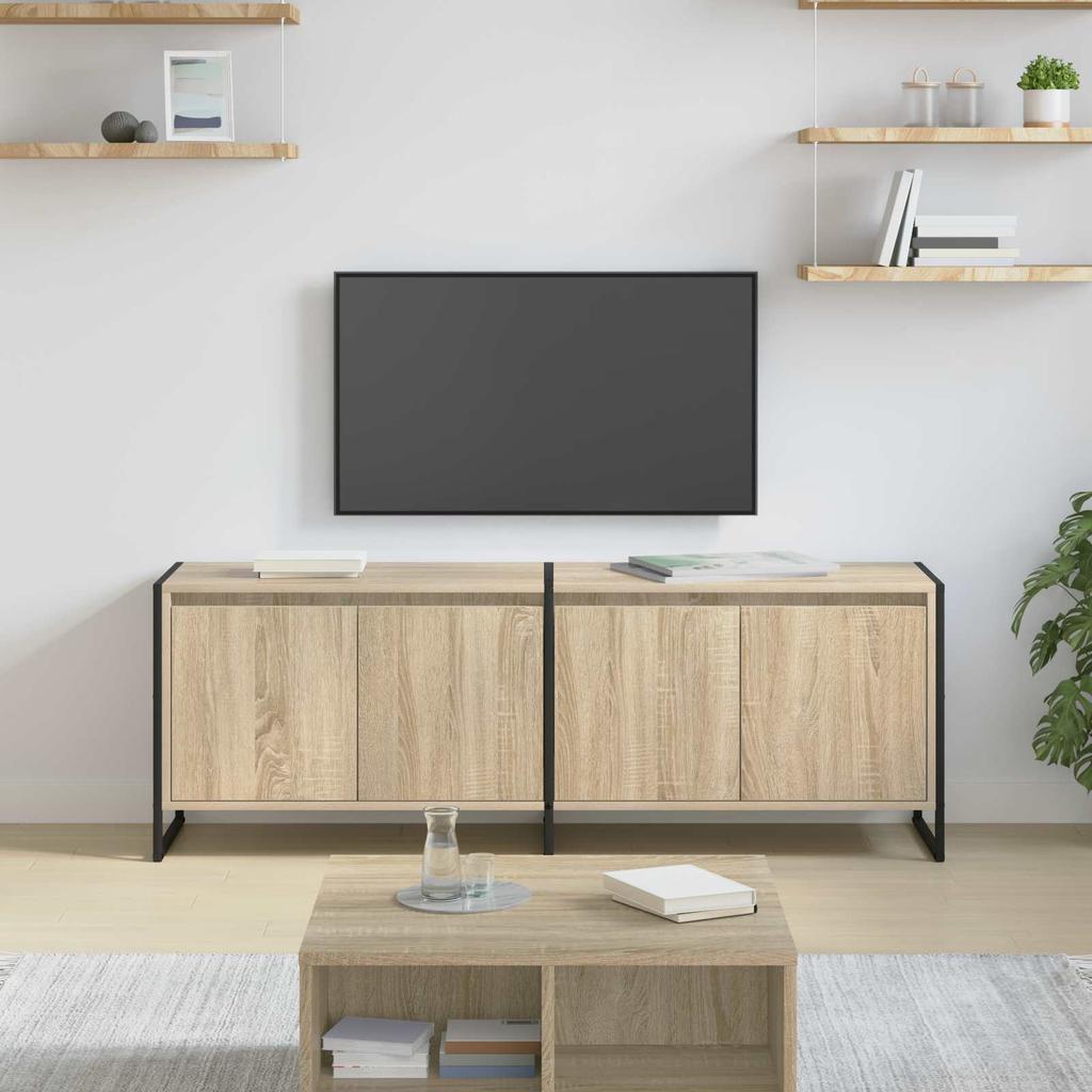 TV Stand 140 X 36 X 49.5 Cm Engineered Wood
