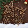 Artificial Pentagram Christmas Wedding Home Bedroom Decor Flowers Needlework Star Rattan Garland Table Ornament Party Diy Gift