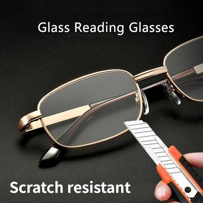 Design Reading Glasses, Women's Full-frame Alloy, Clear HD Lenses, Reading Glasses, Scratch Resistant +0--+4