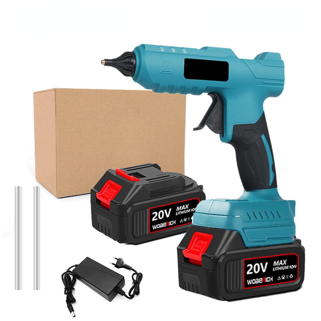 Portable Electric Hot Melt Glue Gun Cordless Electric Hot Melt Welding Air Gun Household Handicraft DIY Repair Tool