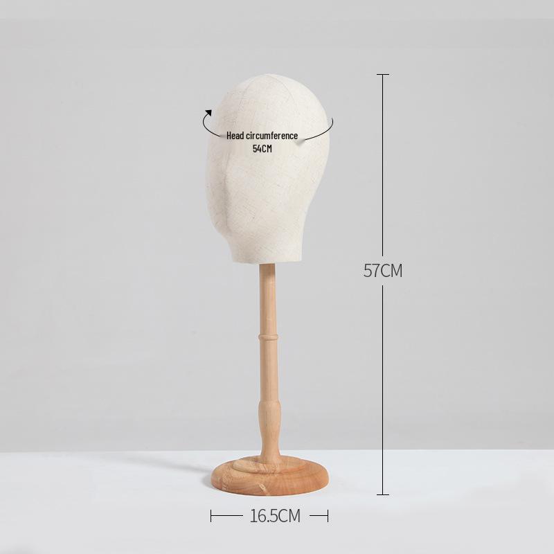 Desktop Female Mannequin Hat and Wig Display Stand