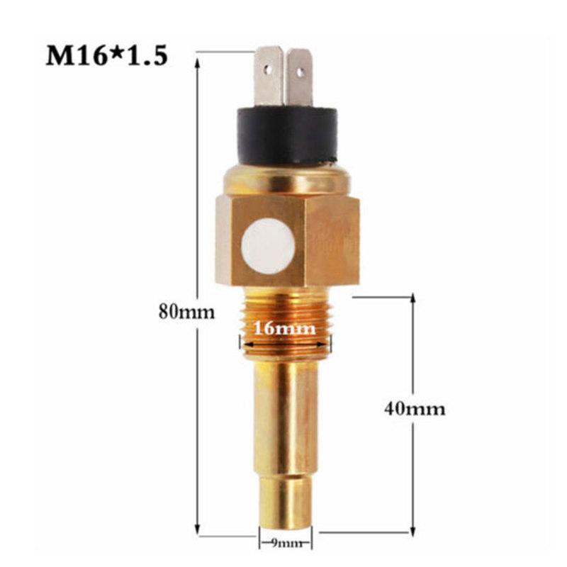 Universal Water Temperature Sensor M14/M16/MI8 Thread Fit For Water Temperature Gauge Meter Car Boat Marine