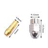 11Pcs 0.5-3.2mm Brass Drill Chucks Collet Bits 4.8mm Shank Screw Nut Replacement