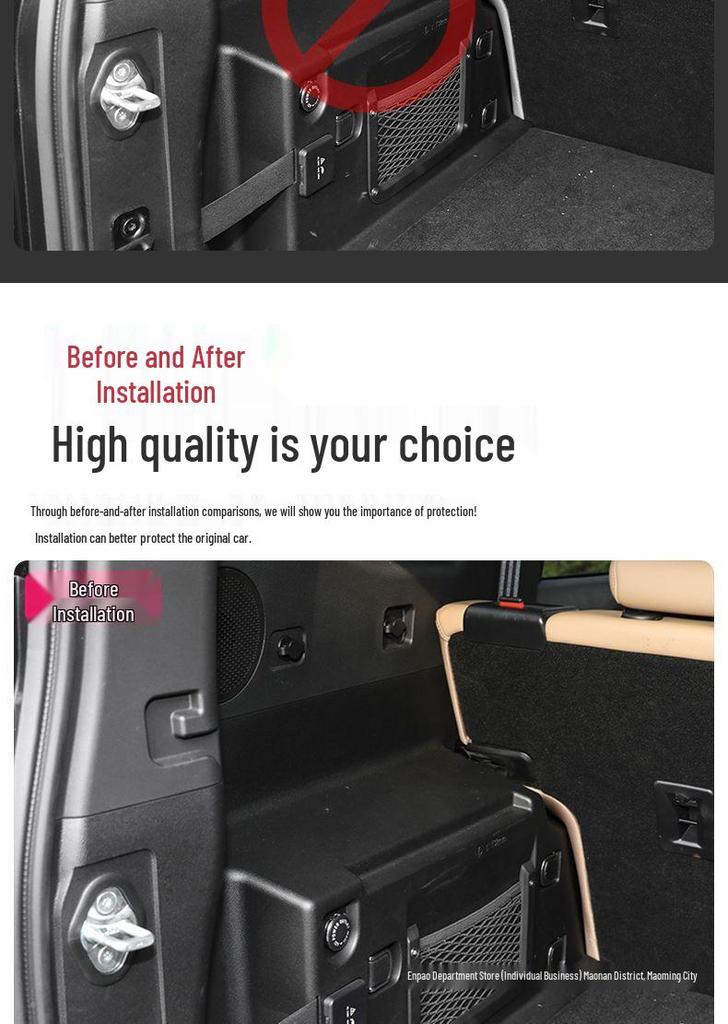 Jetour Traveler ShanHai T2 Trunk Storage Expansion Rack - Alloy Modified Accessories