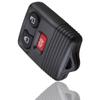 1 buc. Carcasă de cheie pentru telecomandă de mașină fără cheie, cu 3 butoane, capac negru pentru chei de schimb, accesorii pentru decorarea cheilor de mașină pentru Ford Explorer Focus