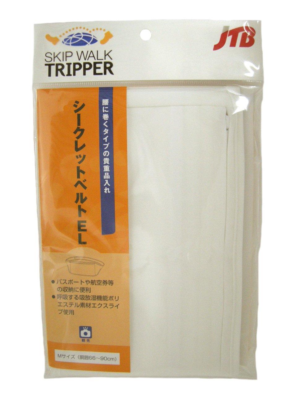 JTB Trading Secret Belt EL M Size Made in Japan White 513004001 Co., Ltd. [Security] белый