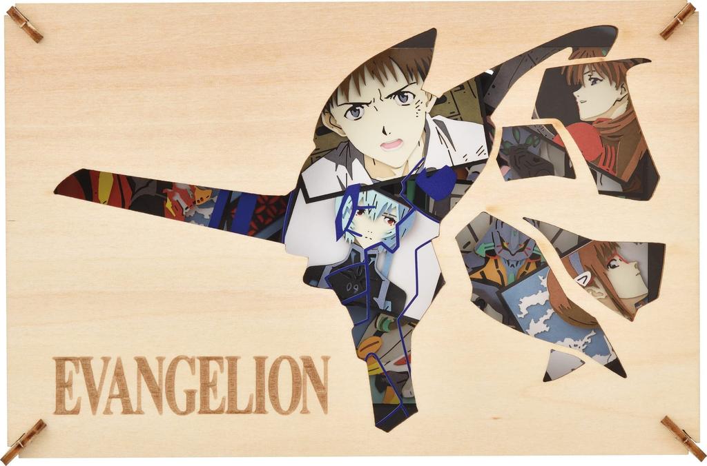 Ensky Evangelion Memory of H192 X W120 X Paper and Wood PT-WL16 EVANGELION, Approx. D25mm,