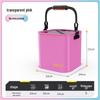Foldable EVA Multipurpose Fish Tank & Breeding Bucket - Transparent Outdoor Fishing Gear