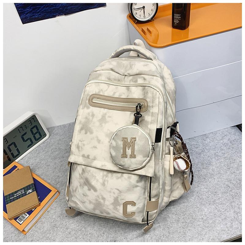 Ridge Protection, Lightweight Schoolbag for Boys, Junior High School Students, High School Students, New Large-capacity Simple Backpack for Women