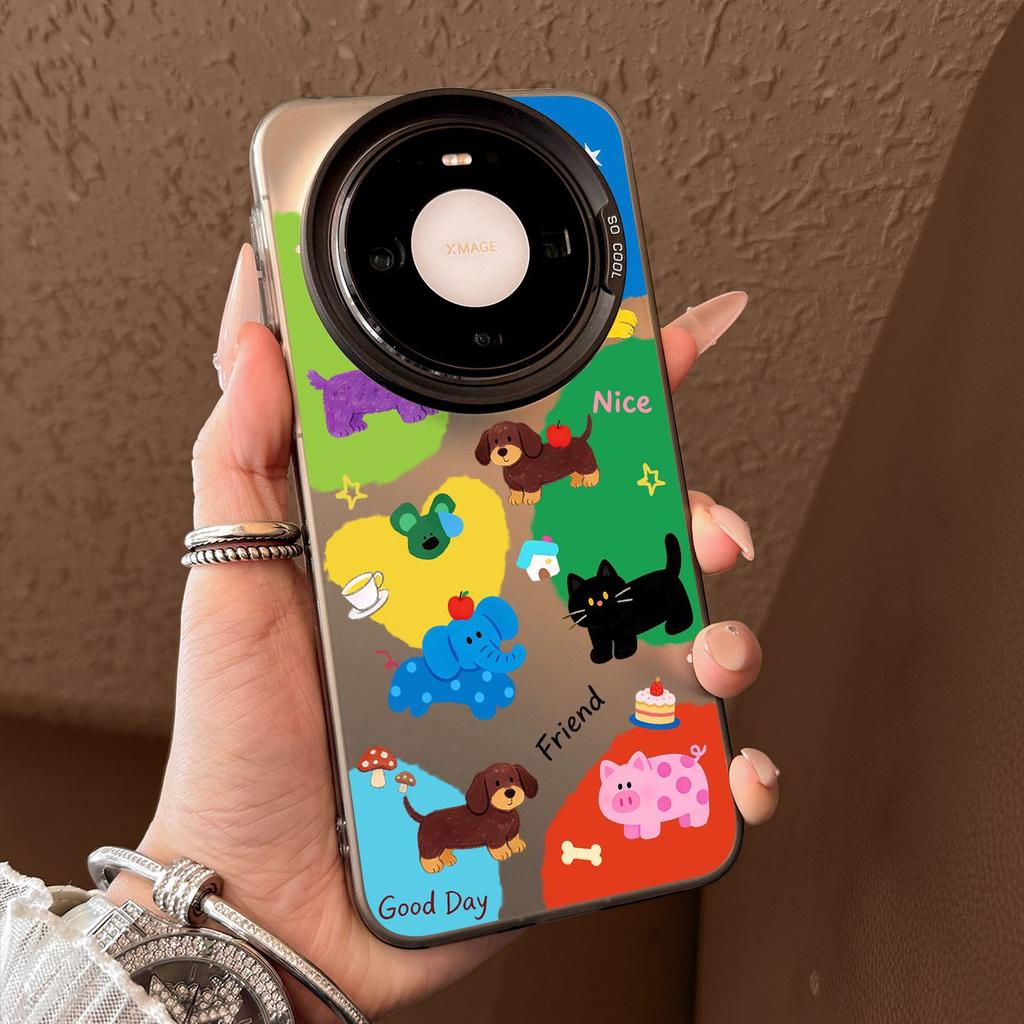 Graffiti animal is suitable for Huawei mate80 mobile phone case mate80promax new mate70 all-inclusive anti-drop.