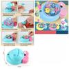 1PACK wind-up fishing outfit, twisted egg toy, mini small fishing game console, children's parent-child interaction