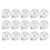 M-Modern-15 PCS Round Clear Christmas Balls Fillable DIY Christmas Tree Balls Made Of Plastic Christmas Balls Tree Decorations