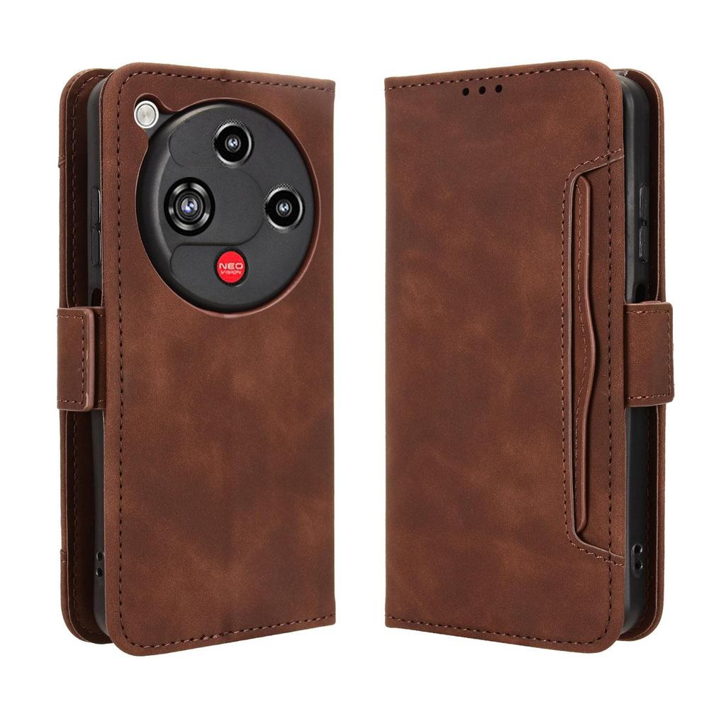 Flip Cover für ZTE nubia Focus 2 PU-Leder Ganzkörperschutz [RFID-Blockierung] Handyhüllen Brieftaschenhülle